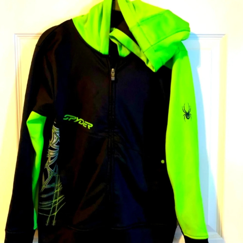 Spyder Full Zip Hoodie Sweatshirt Sz Youth Large NWOT